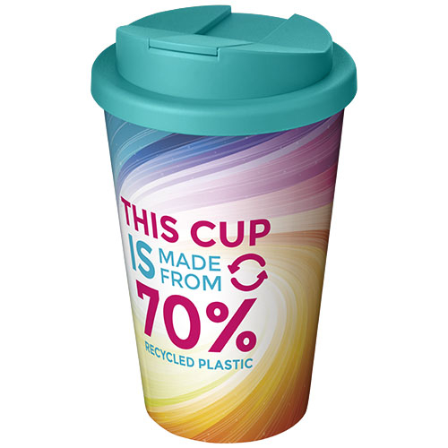 Mug publicitaire double paroi 350ml Americano® Vert d'eau